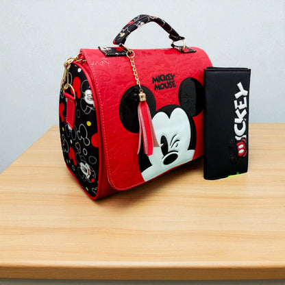 Bolsa de dama Personajes divertida moderna exclusiva morada sintética alta calidad duradera