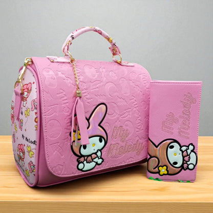 Bolsa de dama Personajes divertida moderna exclusiva morada sintética alta calidad duradera