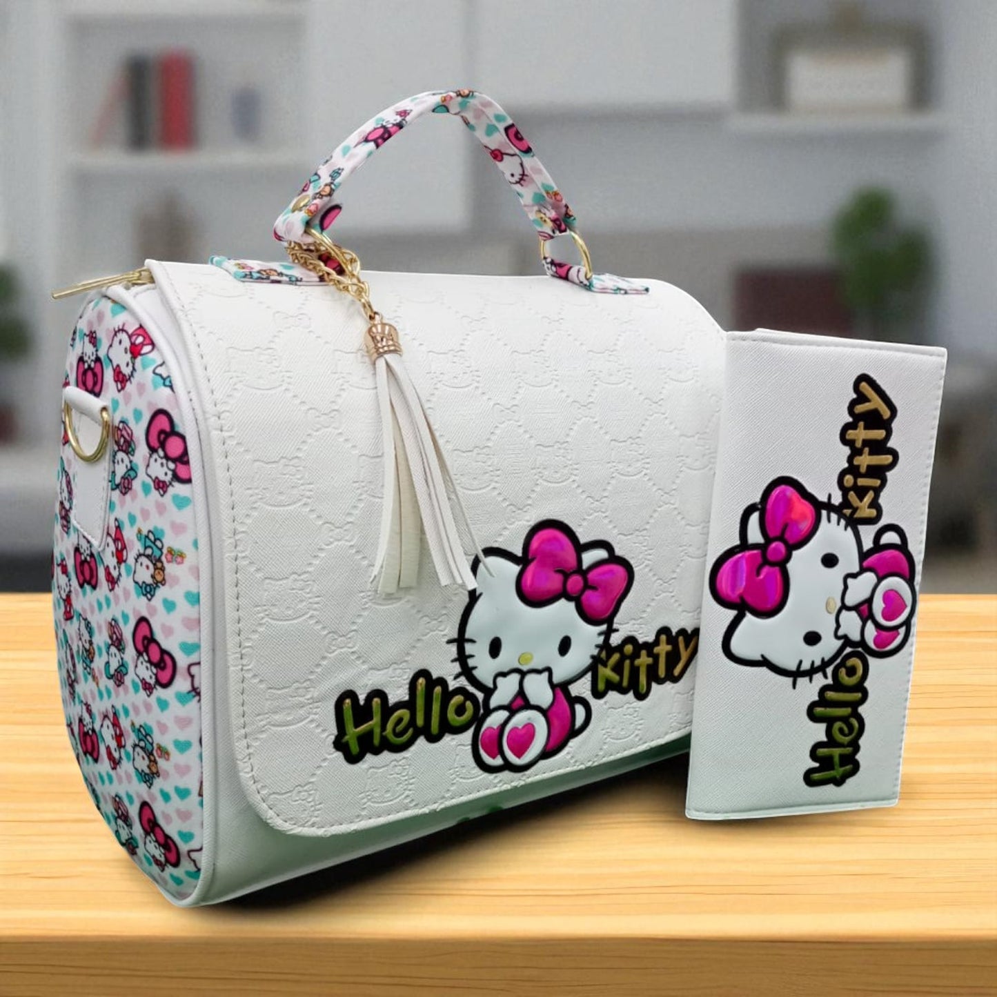 Bolsa de dama Personajes divertida moderna exclusiva morada sintética alta calidad duradera