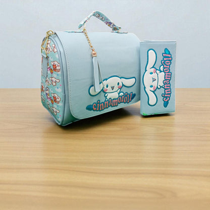 Bolsa de dama Personajes divertida moderna exclusiva morada sintética alta calidad duradera