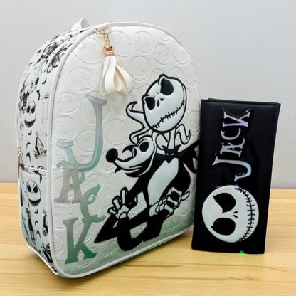 MOCHILA de dama Personajes divertida moderna exclusiva morada sintética alta calidad duradera