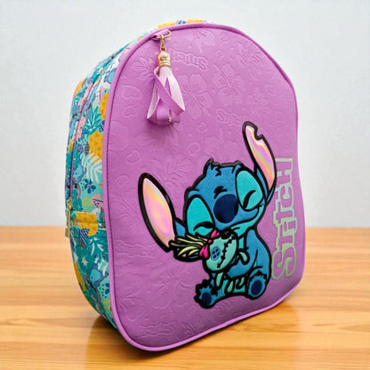 MOCHILA de dama Personajes divertida moderna exclusiva morada sintética alta calidad duradera