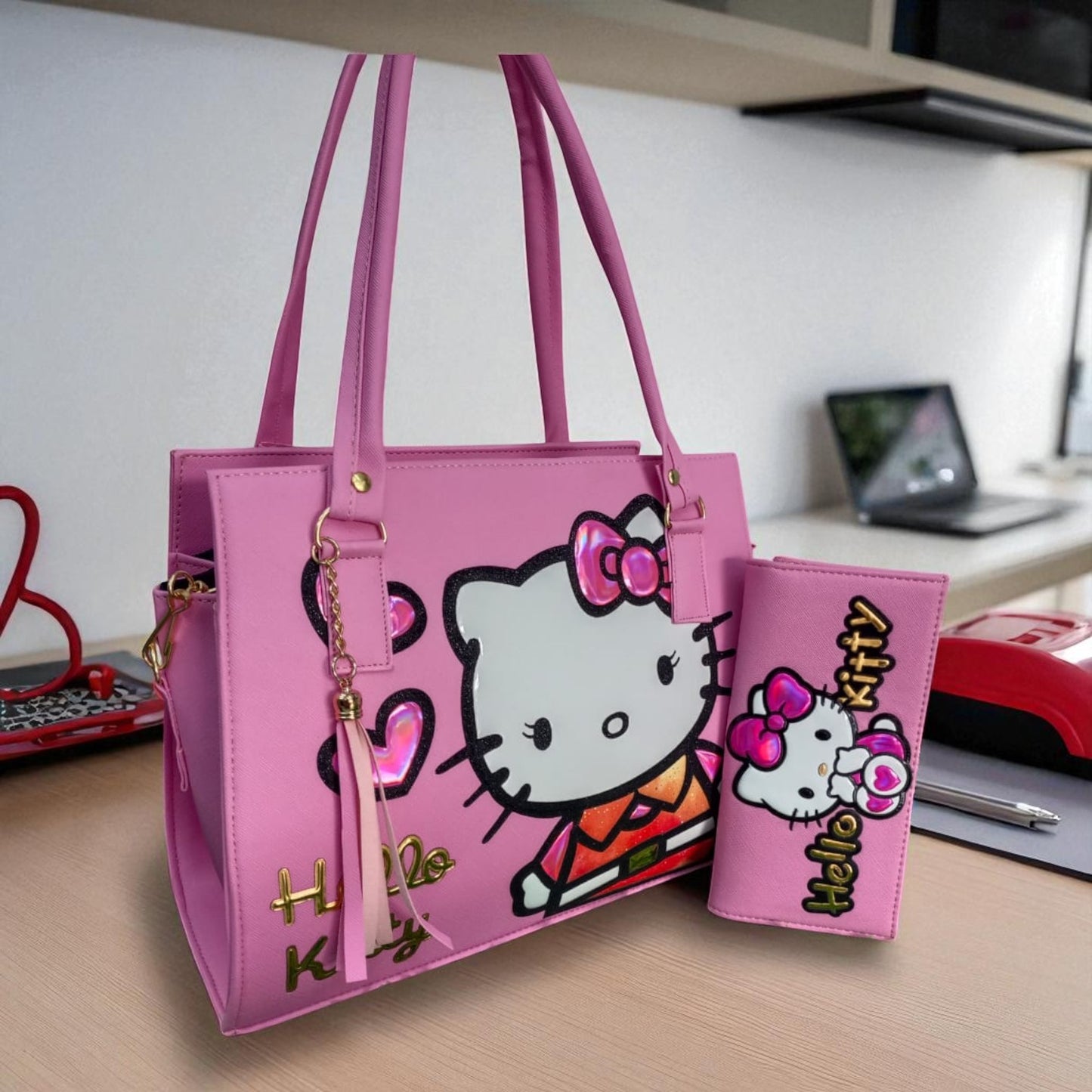 Bolsa de dama Personajes divertida moderna exclusiva morada sintética alta calidad duradera