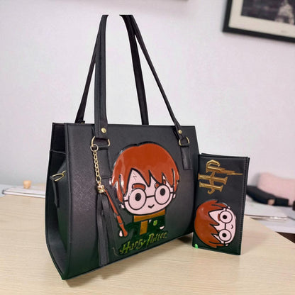 Bolsa de dama Personajes divertida moderna exclusiva morada sintética alta calidad duradera