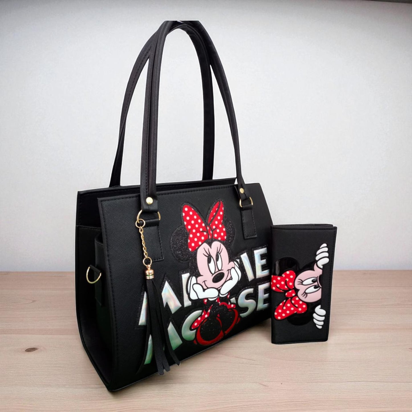 Bolsa de dama Personajes divertida moderna exclusiva morada sintética alta calidad duradera