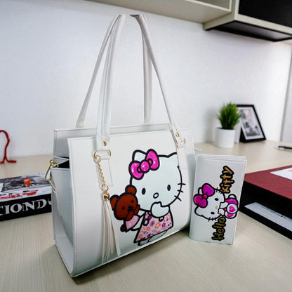 Bolsa de dama Personajes divertida moderna exclusiva morada sintética alta calidad duradera