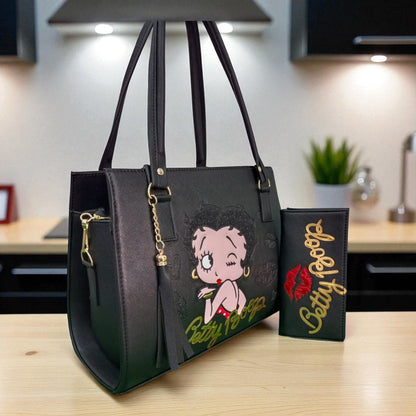Bolsa de dama Personajes divertida moderna exclusiva morada sintética alta calidad duradera