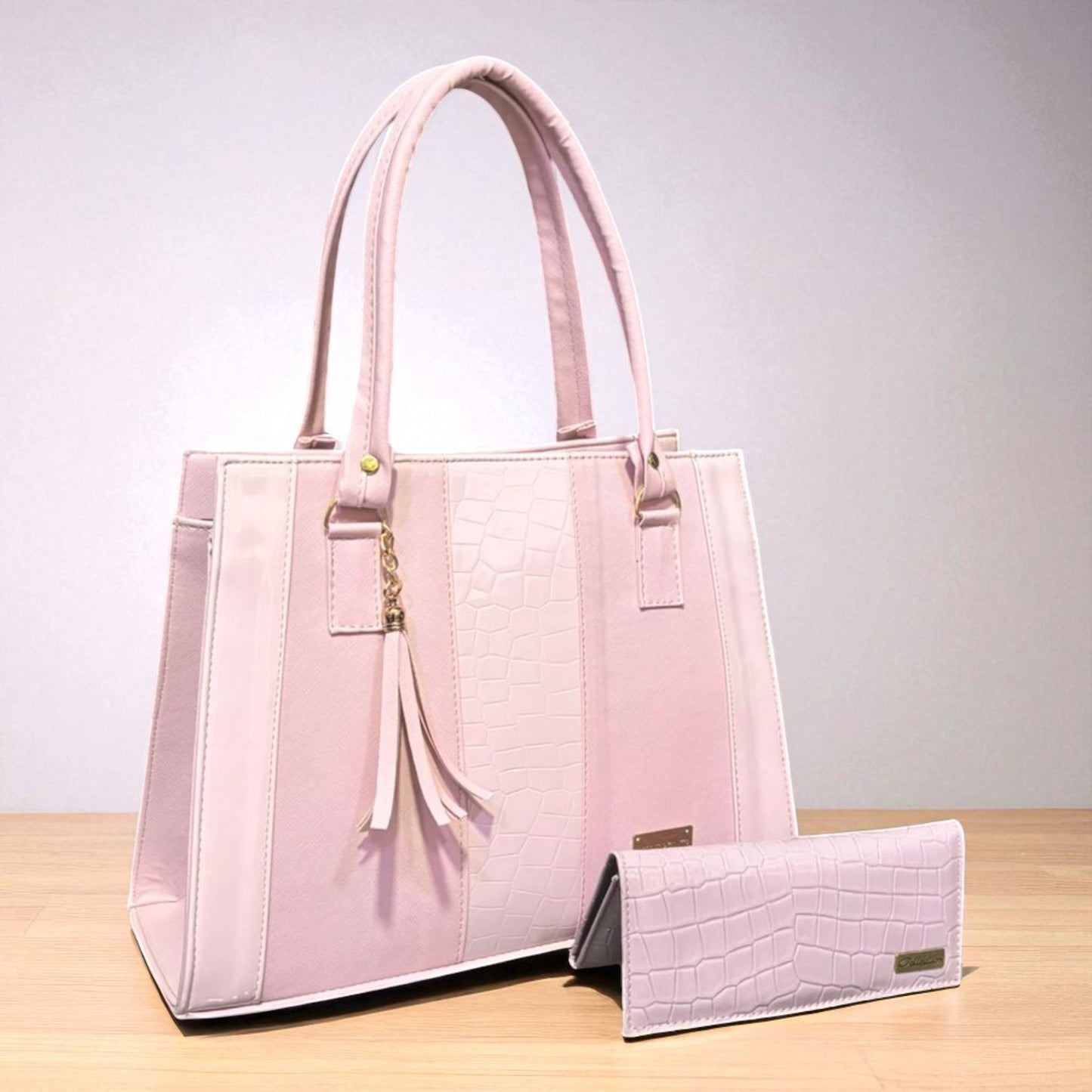 Bolsa ABRIL mujer elegante color vino sintética alta calidad