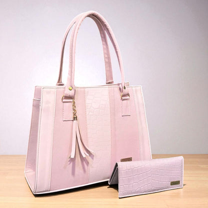 Bolsa ABRIL mujer elegante color vino sintética alta calidad