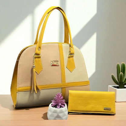 Bolsa de dama Valeria elegante moderna bicolor sintética alta calidad duradera exclusiva