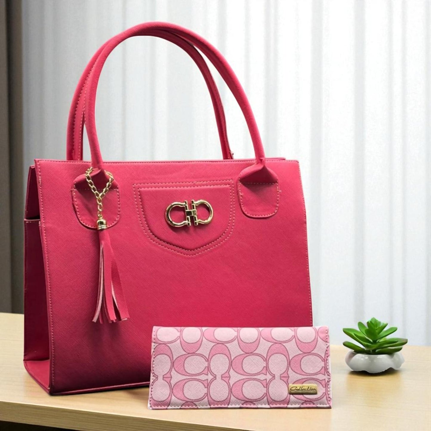 Bolsa de dama Marcela elegante moderna grande blanca sintética alta calidad duradera