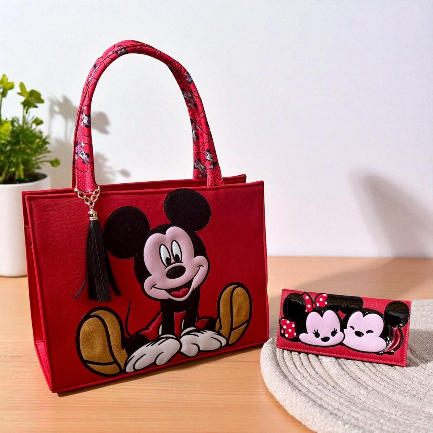 Bolsa de dama Personajes divertida moderna exclusiva morada sintética alta calidad duradera