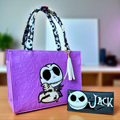 Bolsa de dama Personajes divertida moderna exclusiva morada sintética alta calidad duradera