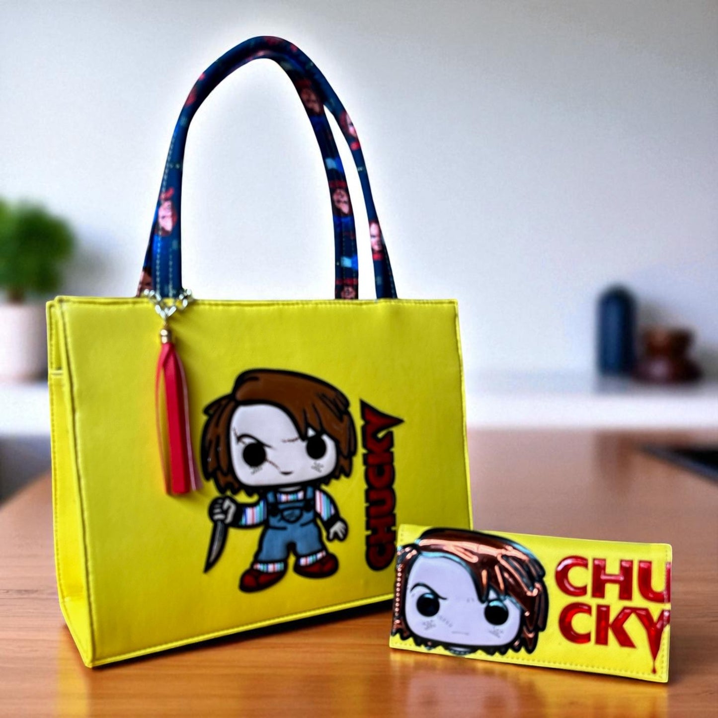 Bolsa de dama Personajes divertida moderna exclusiva morada sintética alta calidad duradera