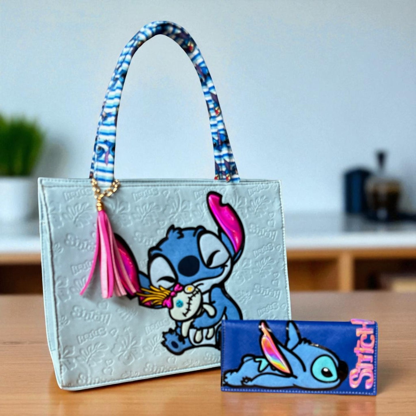 Bolsa de dama Personajes divertida moderna exclusiva morada sintética alta calidad duradera