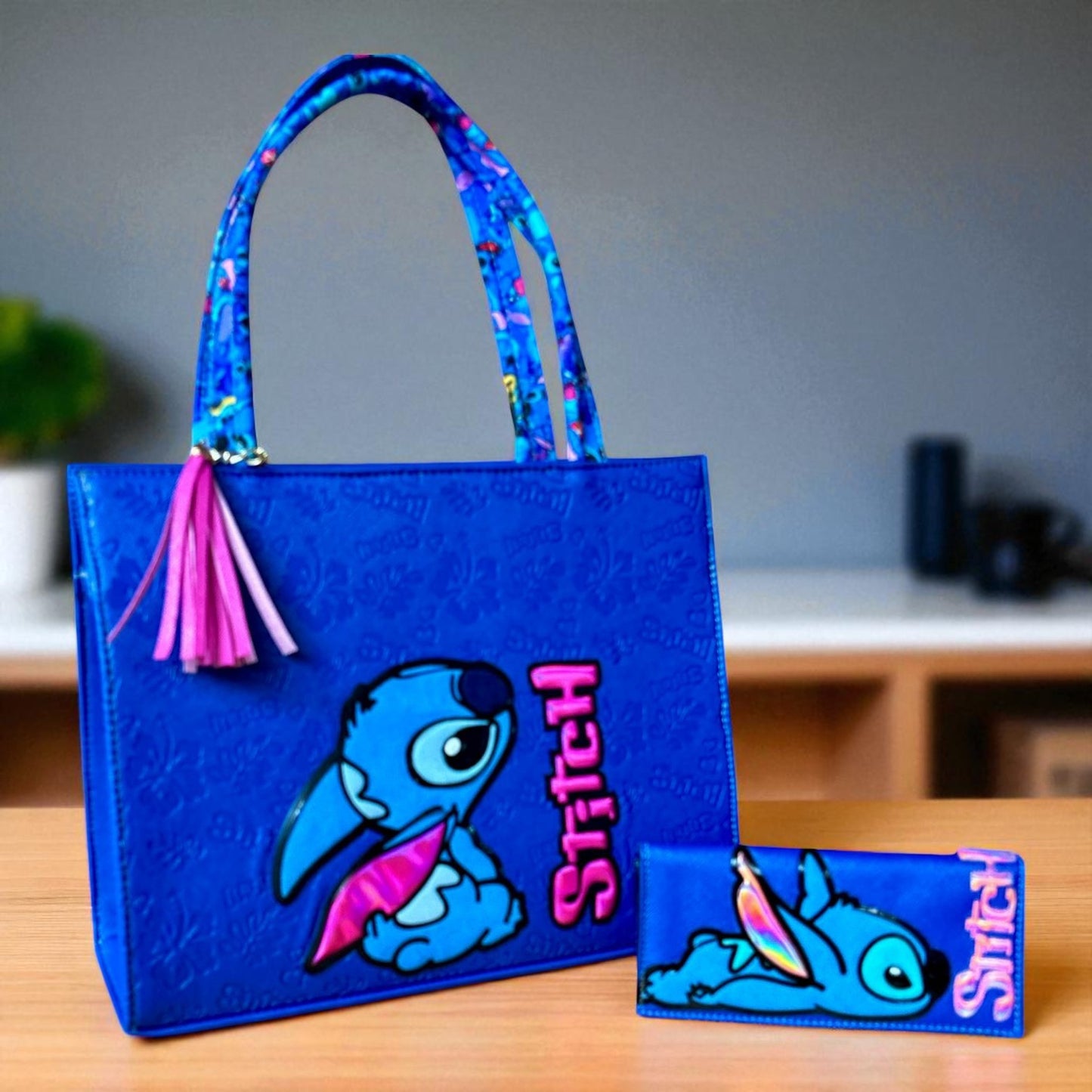 Bolsa de dama Personajes divertida moderna exclusiva morada sintética alta calidad duradera