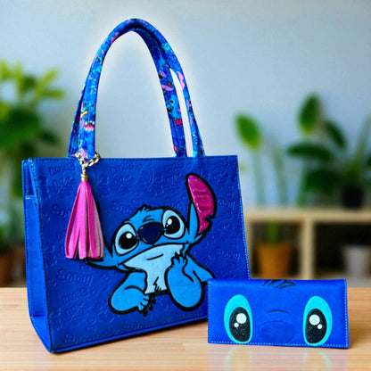 Bolsa de dama Personajes divertida moderna exclusiva morada sintética alta calidad duradera