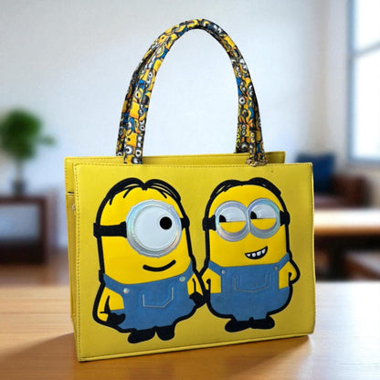 Bolsa de dama Personajes divertida moderna exclusiva morada sintética alta calidad duradera