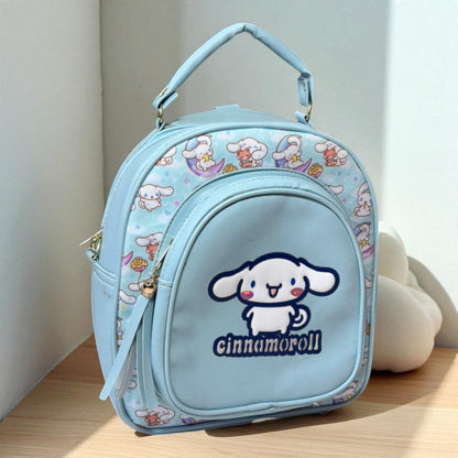 MOCHILA de dama Personajes divertida moderna exclusiva morada sintética alta calidad duradera