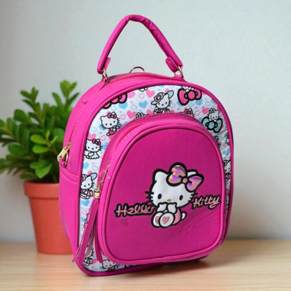 MOCHILA de dama Personajes divertida moderna exclusiva morada sintética alta calidad duradera