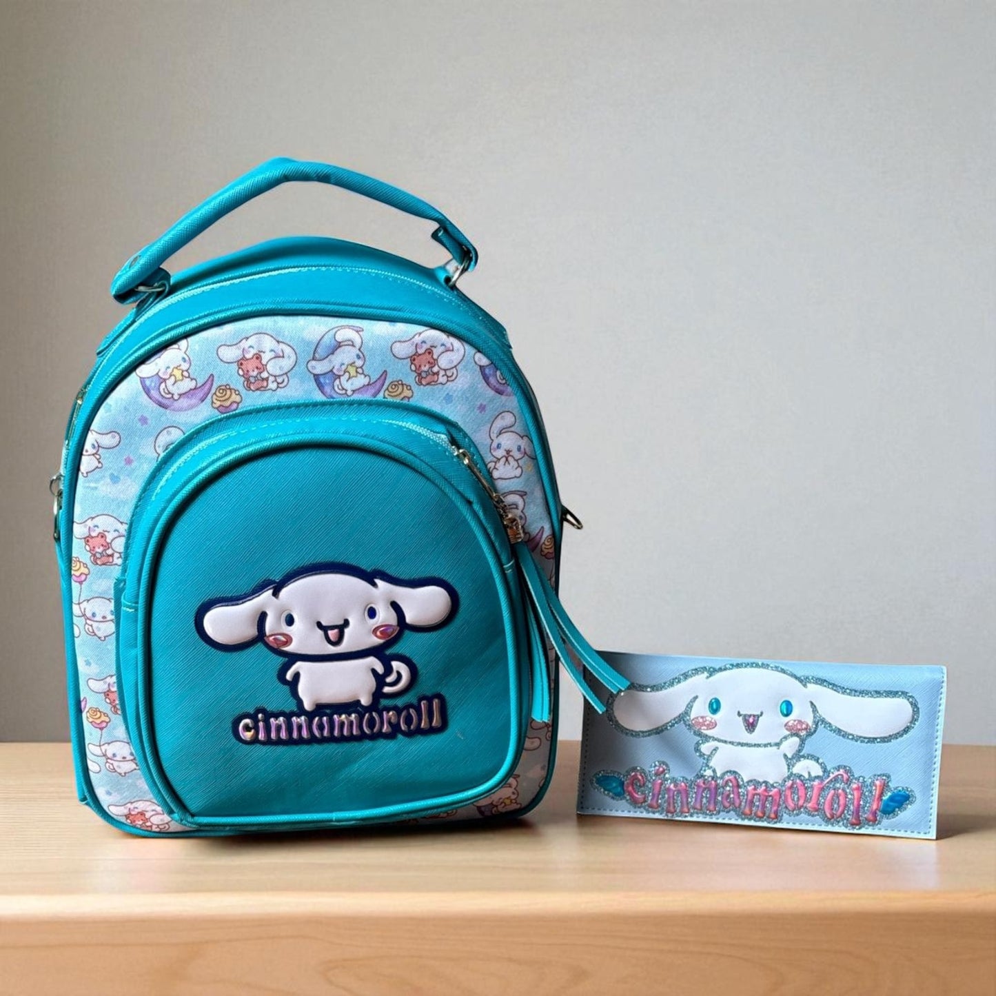 MOCHILA de dama Personajes divertida moderna exclusiva morada sintética alta calidad duradera