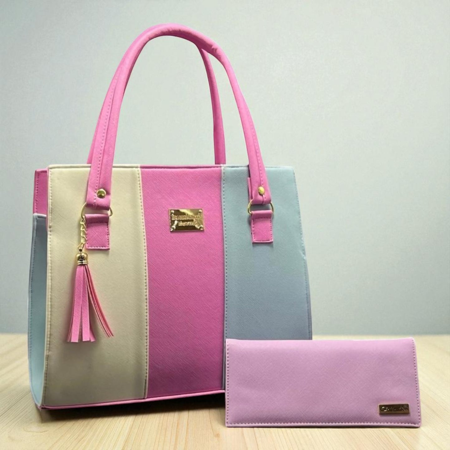 Bolsa de dama Julia elegante moderna grande multicolor sintética alta calidad duradera