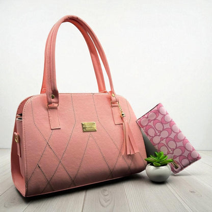 Bolsa de dama Gabriela elegante moderna grande blanca sintética alta calidad duradera