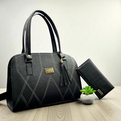 Bolsa de dama Gabriela elegante moderna grande blanca sintética alta calidad duradera