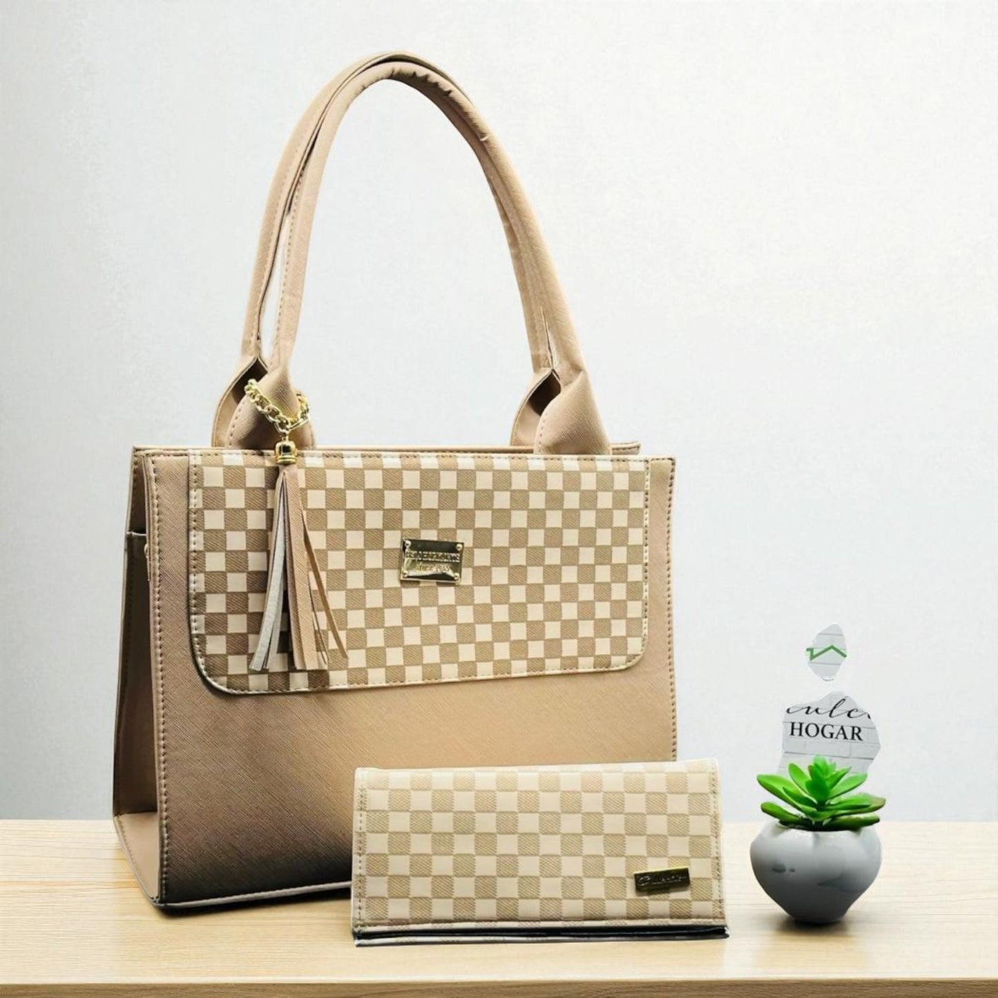 Bolsa de dama Isabela elegante moderna negra sintética alta calidad duradera exclusiva