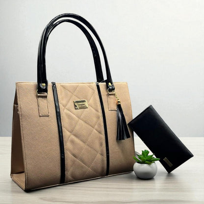 "Bolsa de dama Renata elegante moderna acolchada roja sintética alta calidad duradera